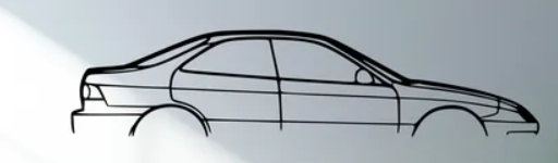 Acura - INTEGRA 1997 (Wall) - Print Your Ride