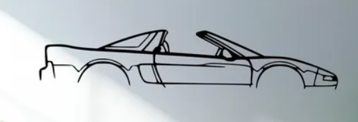 Acura - NSX T 1995 (Wall) - Print Your Ride