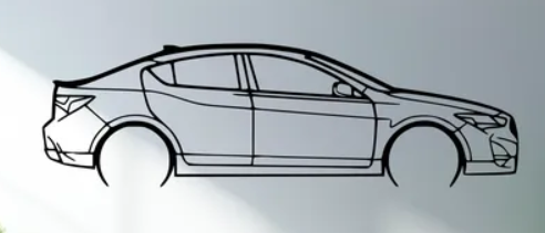 Acura - ilx 2020 (Wall) - Print Your Ride