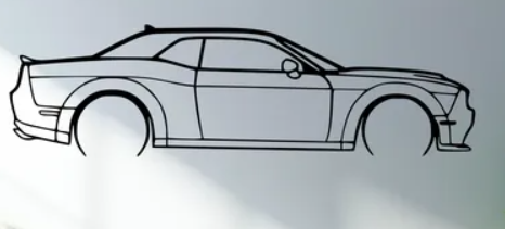 Dodge - 2021 Challenger Scatpack Wide Body - Print Your Ride