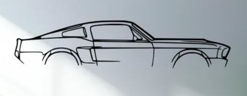 Ford - Ford Mustang 1967 Eleanor - Print Your Ride