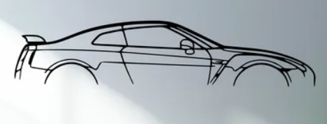 Nissan - GT R35 2009 (Wall) - Print Your Ride