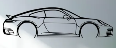 Porsche - 911 991 Carrera (Wall) - Print Your Ride