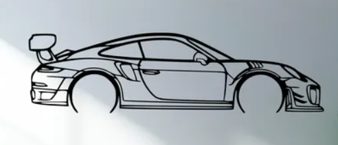 Porsche - 911 991 GT2 RS MR (Wall) - Print Your Ride