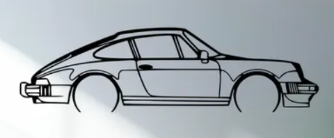 Porsche - 911 Turbo 3 0 (Wall) - Print Your Ride