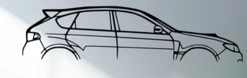 Subaru - Impreza WRX STI 2008 (Wall) - Print Your Ride