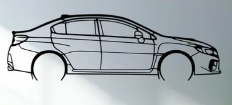 Subaru - WRX STI 2018 (Wall) - Print Your Ride