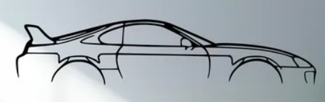 Toyota - Supra (Wall) - Print Your Ride