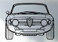 Alfa Romeo - Giulia 1967 Front - Print Your Ride