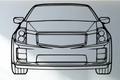 Cadillac - CTS V 2007 Front - Print Your Ride