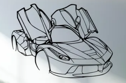 Ferrari - LaFerrari Angle - Print Your Ride