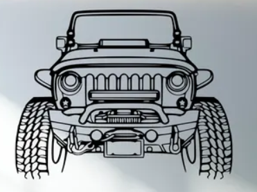Jeep - Wrangler Tuned Front - Print Your Ride