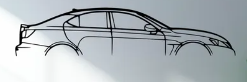 Lexus - 2012 Lexus ISF (Wall) - Print Your Ride
