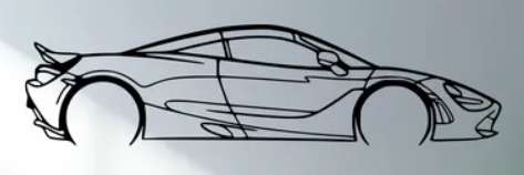 Mclaren - 720S 2019 (Wall) - Print Your Ride