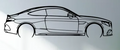 Mercedes - C300 Coupe (Wall) - Print Your Ride