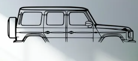 Mercedes - G63 AMG (Wall) - Print Your Ride