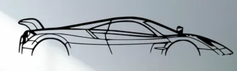Pagani - Huayra BC (Wall) - Print Your Ride