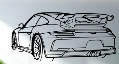 Porsche - 911 991 gt3 angle