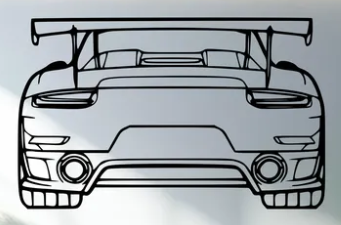 Porsche - 911 gt2 rs 2019 back