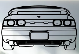 Porsche - mr2 1993 back